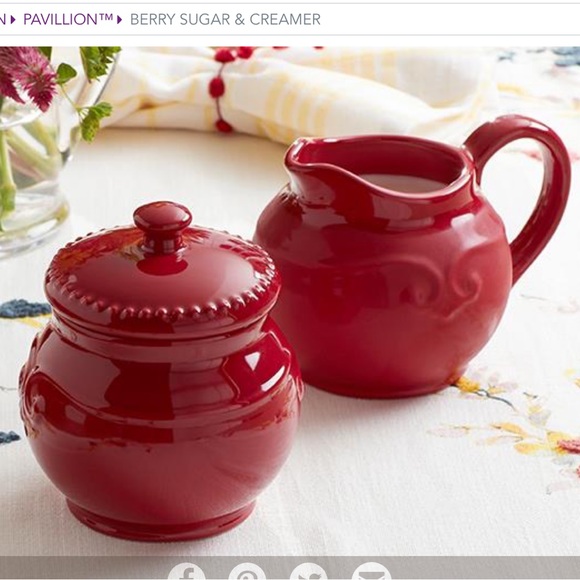 Princess House Dining Princess House Pavillion Berry Sugar And